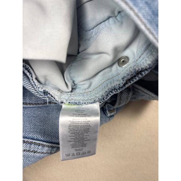 RE/DONE womens 90’s high rise ankle crop in light dusk destroy size 29 - Picture 9 of 10